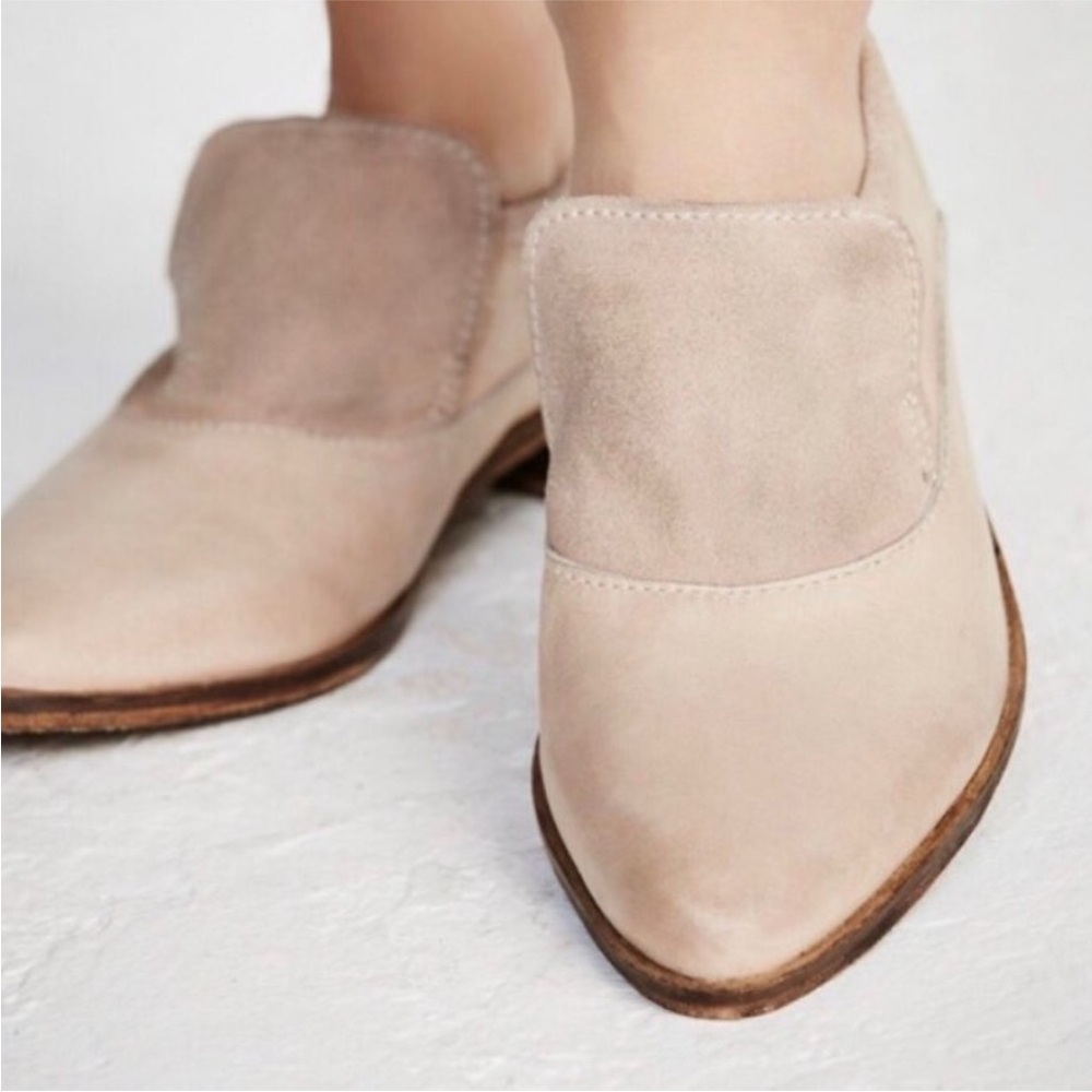 Free People Brady Leather Suede Loafers